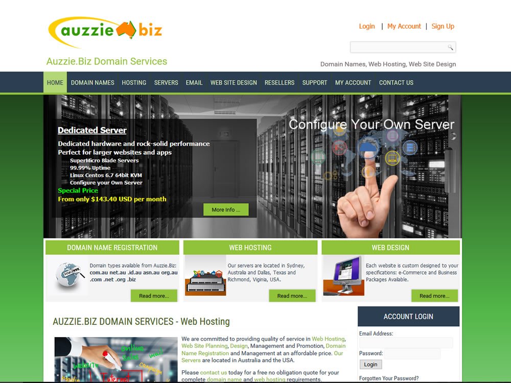 Auzzie.Biz Domain Services