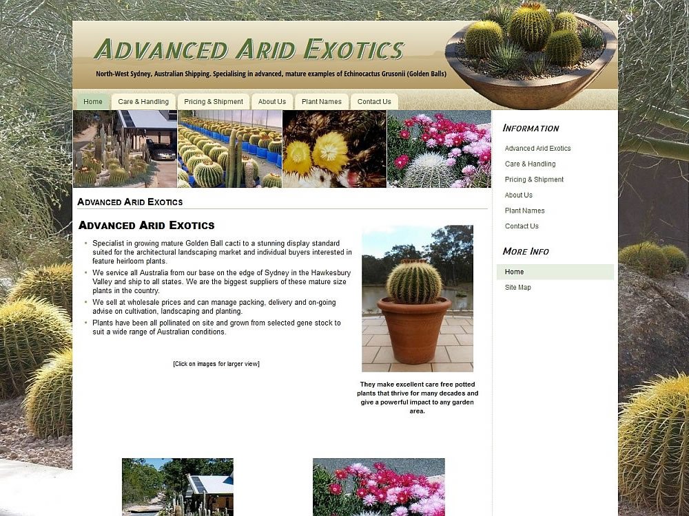 Advanced Arid Exotics