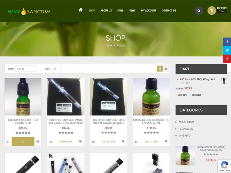 Hemp Sanctum - Shop