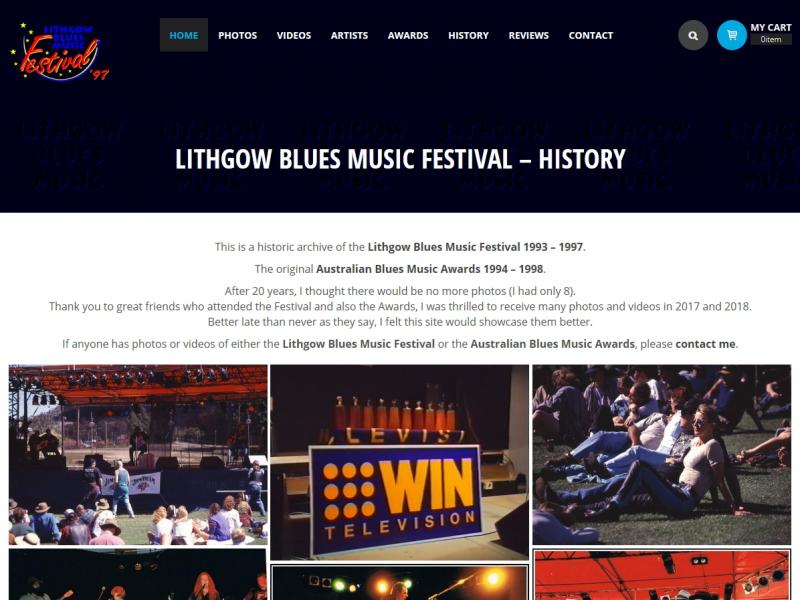 Lithgow Blues Festival History