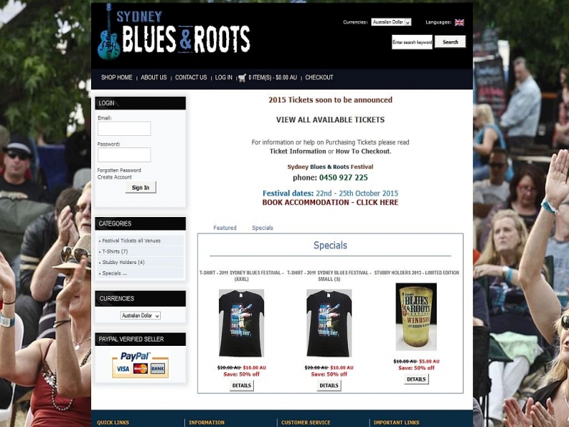 Sydney Blues & Roots Shop